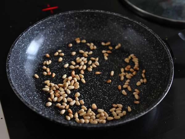 Salade de pâtes orzo au saumon et à la courgette - Préparation etape 6