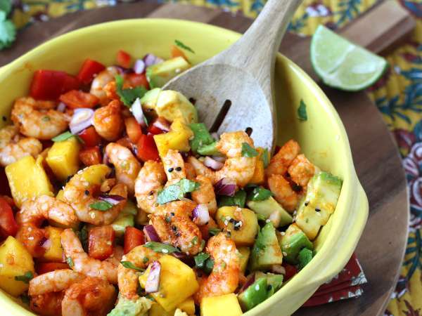 Salade crevettes mangue : fraîche, exotique et parfaite pour l’été - Préparation etape 5