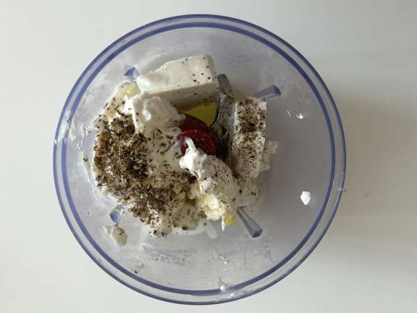 Feta fouettée et abricots rôtis, la tartinade parfaite pour l'apéro ! - Préparation etape 1