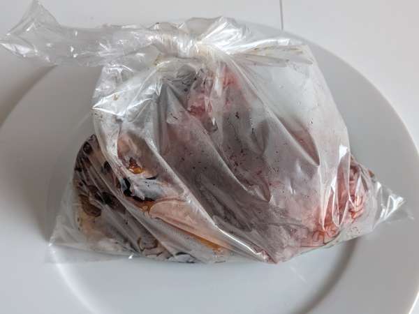 Poivrons farcis au air fryer, saucisse et scamorza - Préparation etape 4