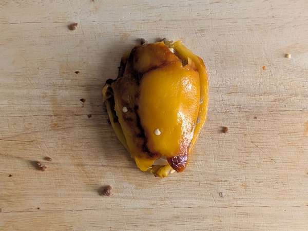 Poivrons farcis au air fryer, saucisse et scamorza - Préparation etape 9