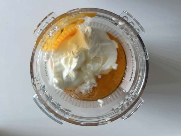 Glace aux abricots rôtis avec la Ninja Creami - Préparation etape 4