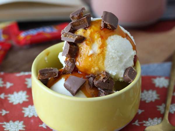 McFlurry maison daim caramel avec le Ninja Creami - Préparation etape 6