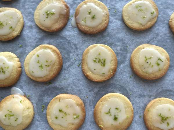 Biscuits sablés au citron vert - Préparation etape 11