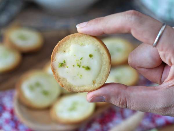 Biscuits sablés au citron vert - Préparation etape 12
