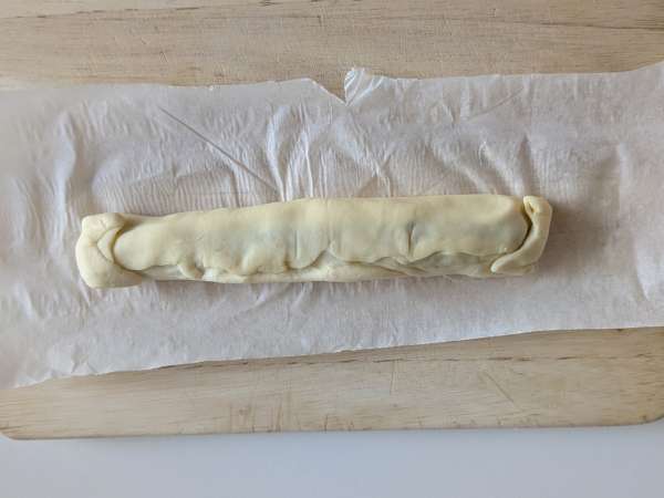 Roulés saucisse et fromage au air fryer - Préparation etape 5