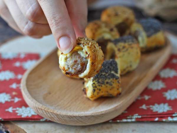 Roulés saucisse et fromage au air fryer - Préparation etape 10