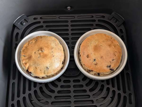 Flans salés aux olives et fromage frais au air fryer - Préparation etape 7