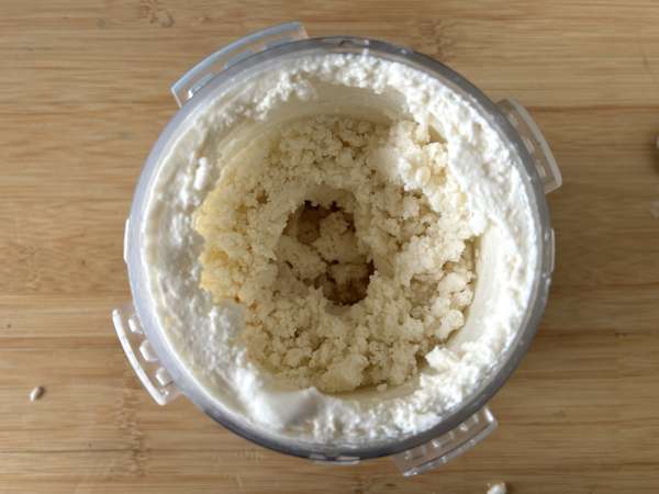 Glace à la noix de coco avec le Ninja Creami - Préparation etape 5