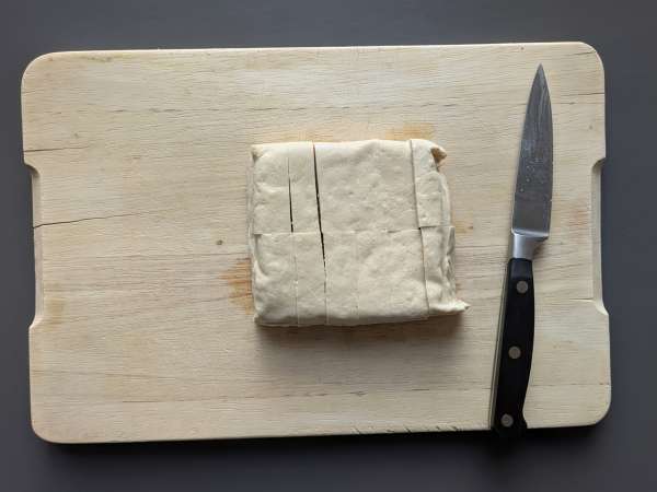 Nuggets de tofu au air fryer - Préparation etape 2