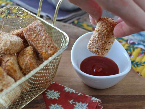Nuggets de tofu au air fryer - Préparation etape 8
