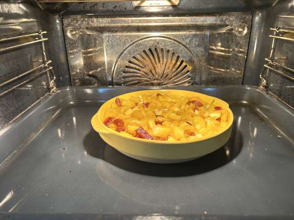 One pot orzo poivrons, chorizo et épinards - Préparation etape 5