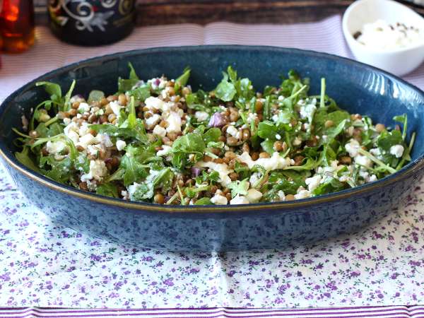 Salade de lentilles protéinée au cottage cheese, facile et rapide - Préparation etape 5