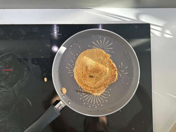 Pancakes salés aux lentilles corail : recette facile et protéinée - Préparation etape 8