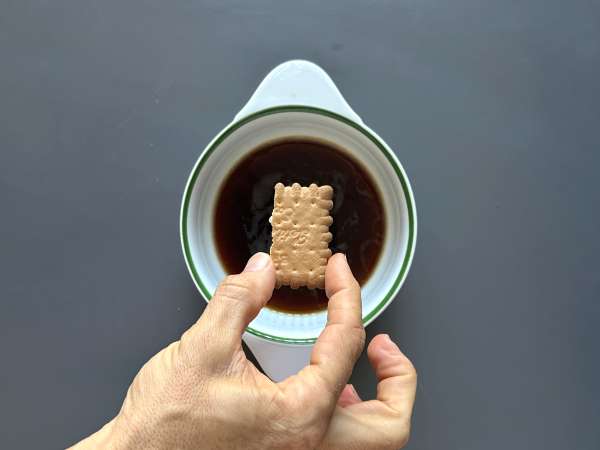 Tiramisu au tofu soyeux sans mascarpone et sans œufs - Préparation etape 3