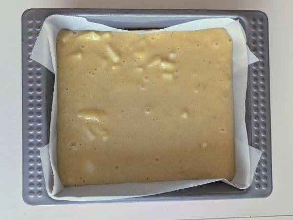 Gâteau aux poires facile et moelleux aux amandes - Préparation etape 5