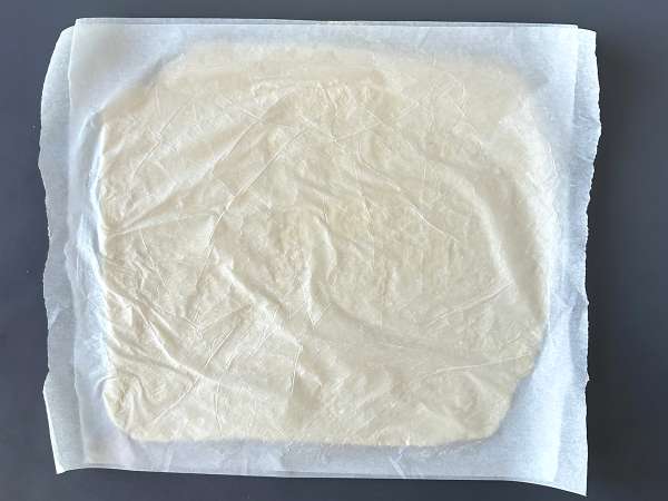 Pizza au cottage cheese - Préparation etape 4