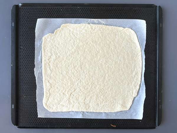 Pizza au cottage cheese - Préparation etape 5
