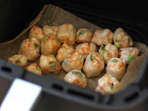 Bouchées aux crevettes façon nems au air fryer - Préparation etape 7