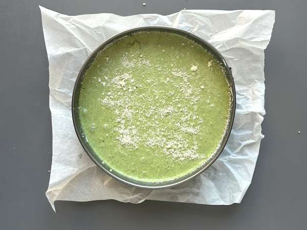 Quiche sans pâte aux épinards et gouda - Préparation etape 5