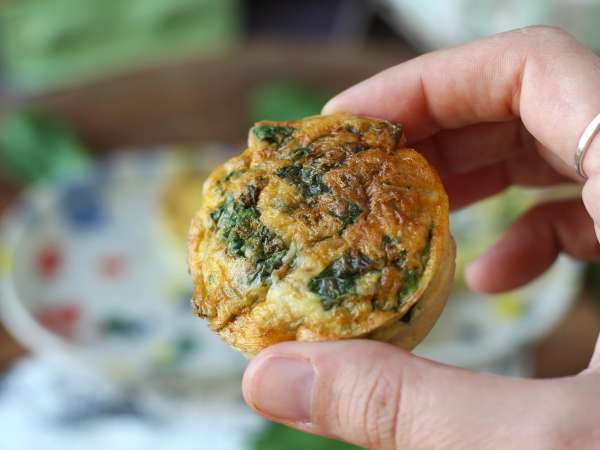 Muffins salés au cottage cheese au Air Fryer - Préparation etape 5
