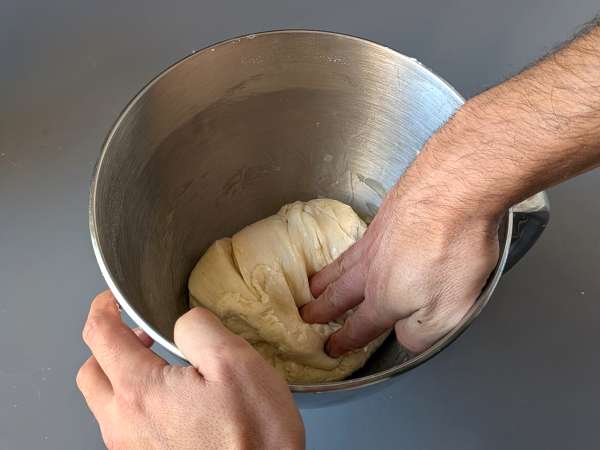 Focaccia aux oignons et au romarin - Préparation etape 5