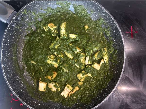 Palak tofu : curry indien aux épinards et tofu - Préparation etape 10