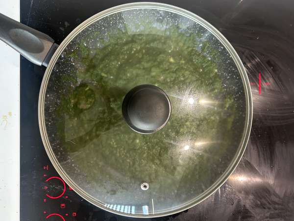 Palak tofu : curry indien aux épinards et tofu - Préparation etape 9