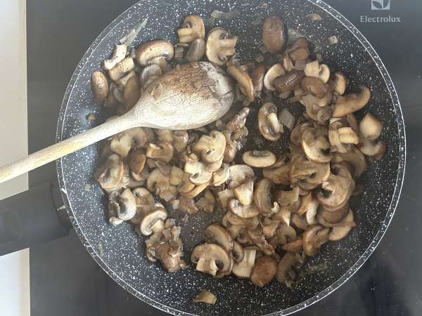 Quiche champignon et potimarron - Préparation etape 3