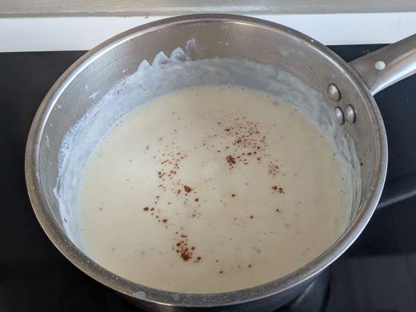 Lasagnes à la courge, speck et noix - Préparation etape 3