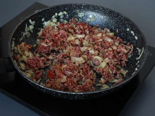 Lasagnes bolognaise à la poêle - Préparation etape 2