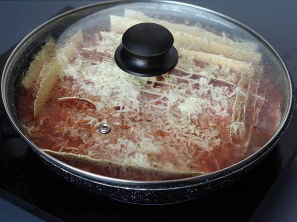 Lasagnes bolognaise à la poêle - Préparation etape 6
