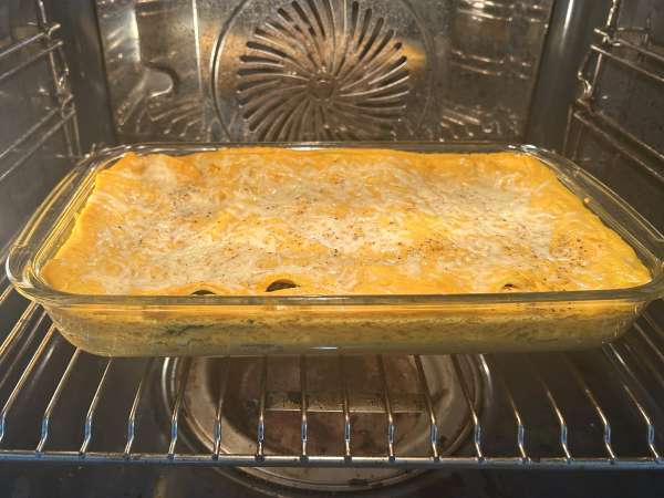 Lasagnes à la courge butternut, épinards et ricotta - Préparation etape 9