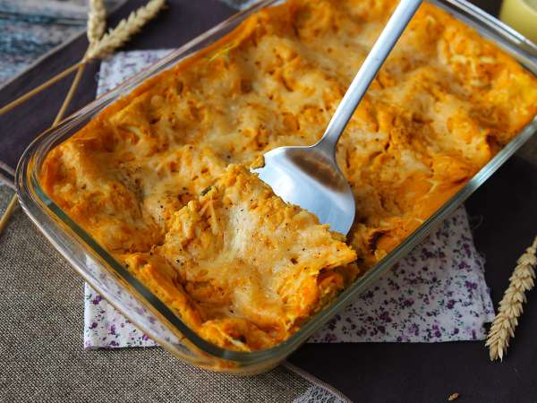 Lasagnes à la courge butternut, épinards et ricotta - Préparation etape 10