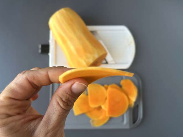 Gratin de butternut au Air Fryer, façon dauphinois - Préparation etape 3