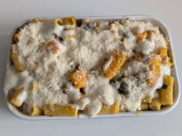 Gratin de pâtes au potiron et aux champignons - Préparation etape 9