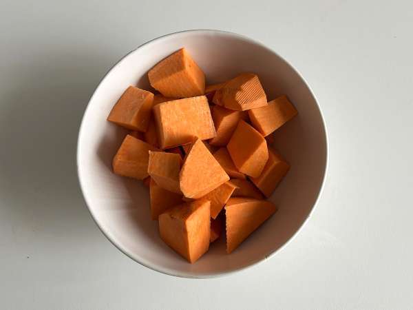 Brownie à la patate douce sans matière grasse - Préparation etape 1