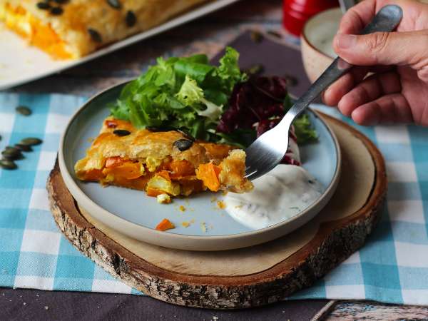 Strudel au potimarron et à la feta : recette facile et croustillante - Préparation etape 9