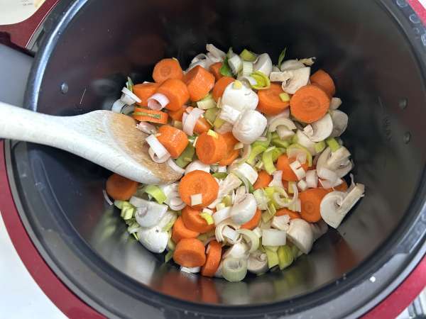 Blanquette de poulet au Cookeo - Préparation etape 4