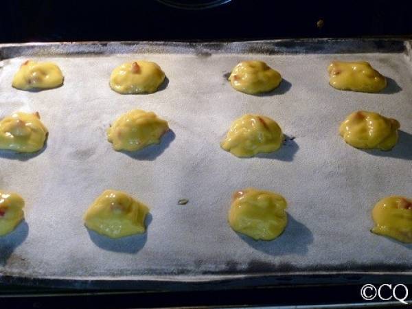 Biscuits aux fraises séchées - Préparation etape 5