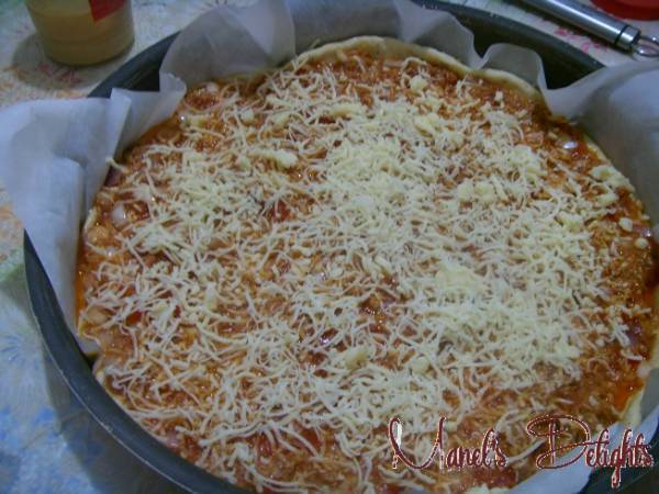 Tarte au Thon à La Catalane - Préparation etape 4