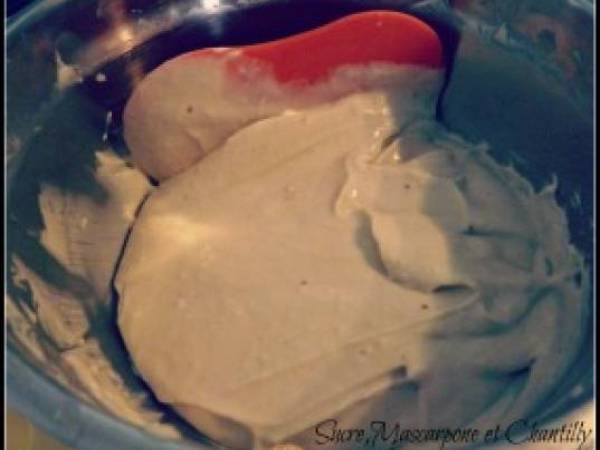 Tiramisu Macarons et Framboises - Préparation etape 2