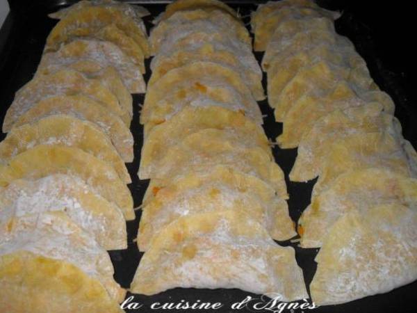 gyoza au porc et aux légumes - Préparation etape 6