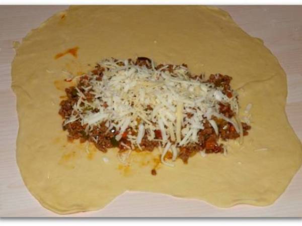 Chausson Chorizo et Viande Haché - Préparation etape 3