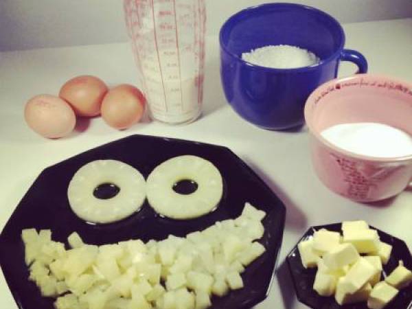 Galette des rois exotique: Coco & Ananas - Préparation etape 1