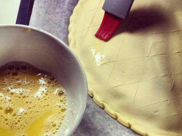 Galette des rois exotique: Coco & Ananas - Préparation etape 4