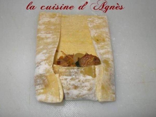 Mini nems au confit de canard et aux cèpes - Préparation etape 5