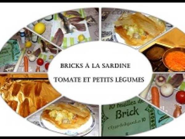 Bricks de sardine et ses petits légumes - Préparation etape 1