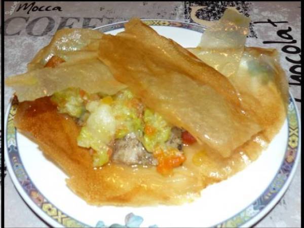 Bricks de sardine et ses petits légumes - Préparation etape 5