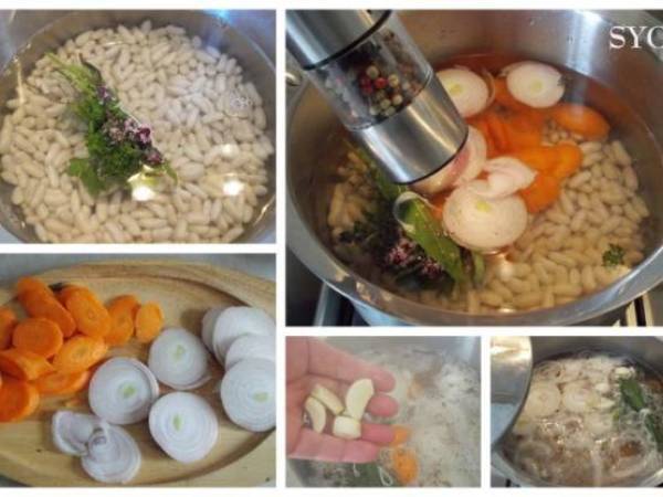 Mogettes façon Petit Bistro de Mamigoz - Préparation etape 1